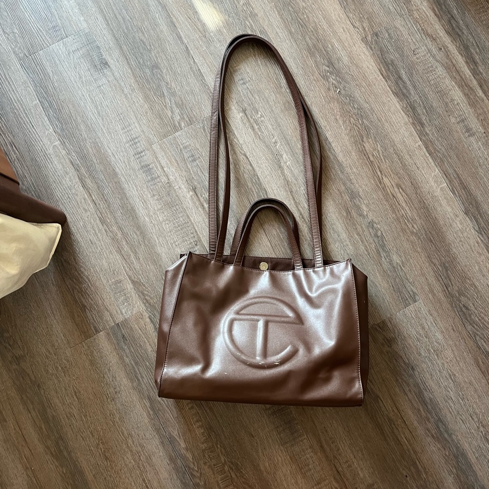 Brown medium Telfar bag